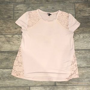 Express Blush Pink Work Top